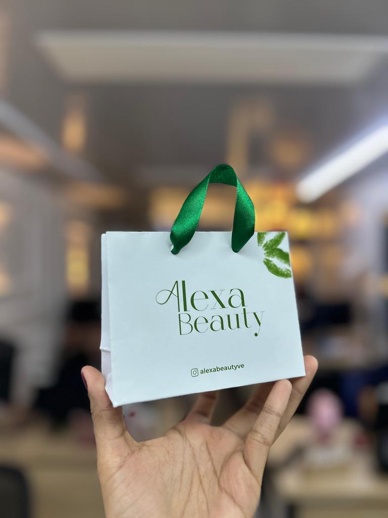 Bolsas Boutique Premium personalizadas Tamaño #6 12x11x4.5 cm