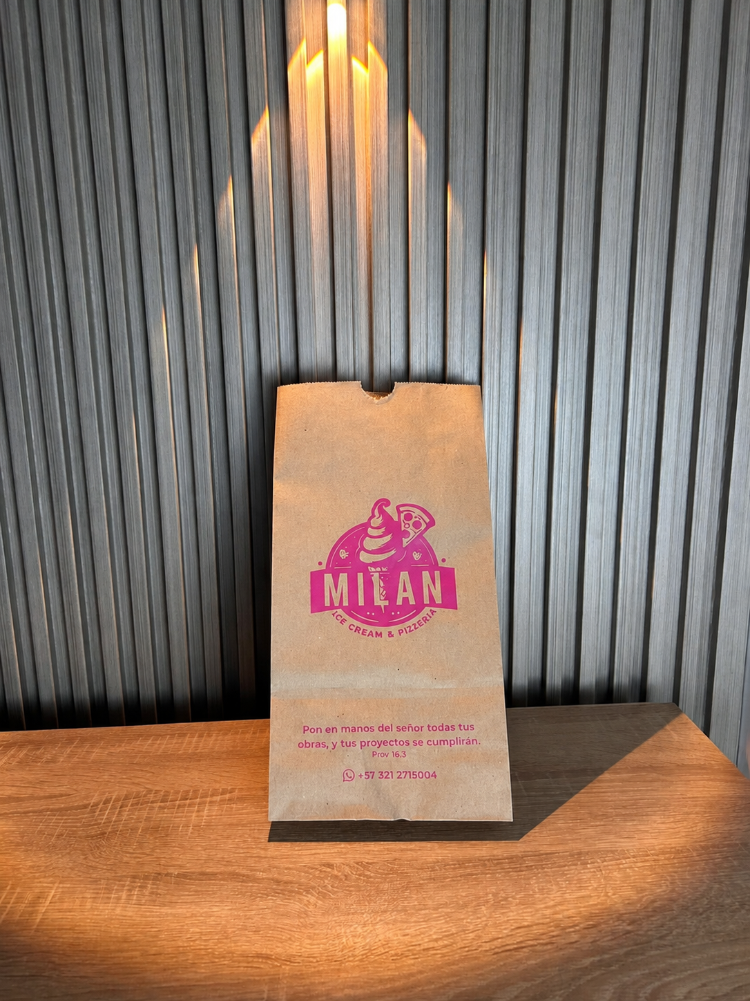 Bolsas para Restaurantes de Papel Personalizadas