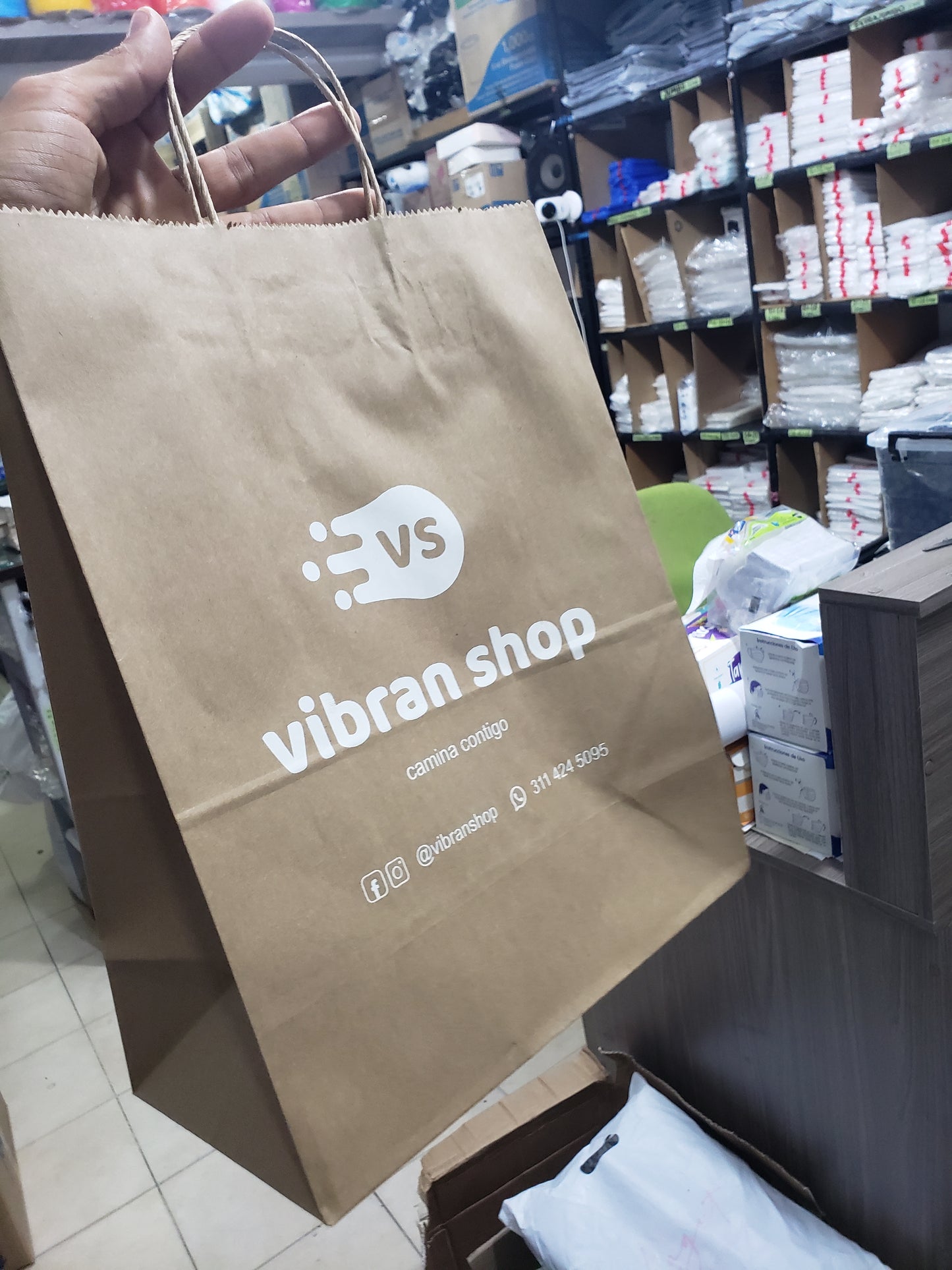 Bolsas de Papel Lisas Sin logo