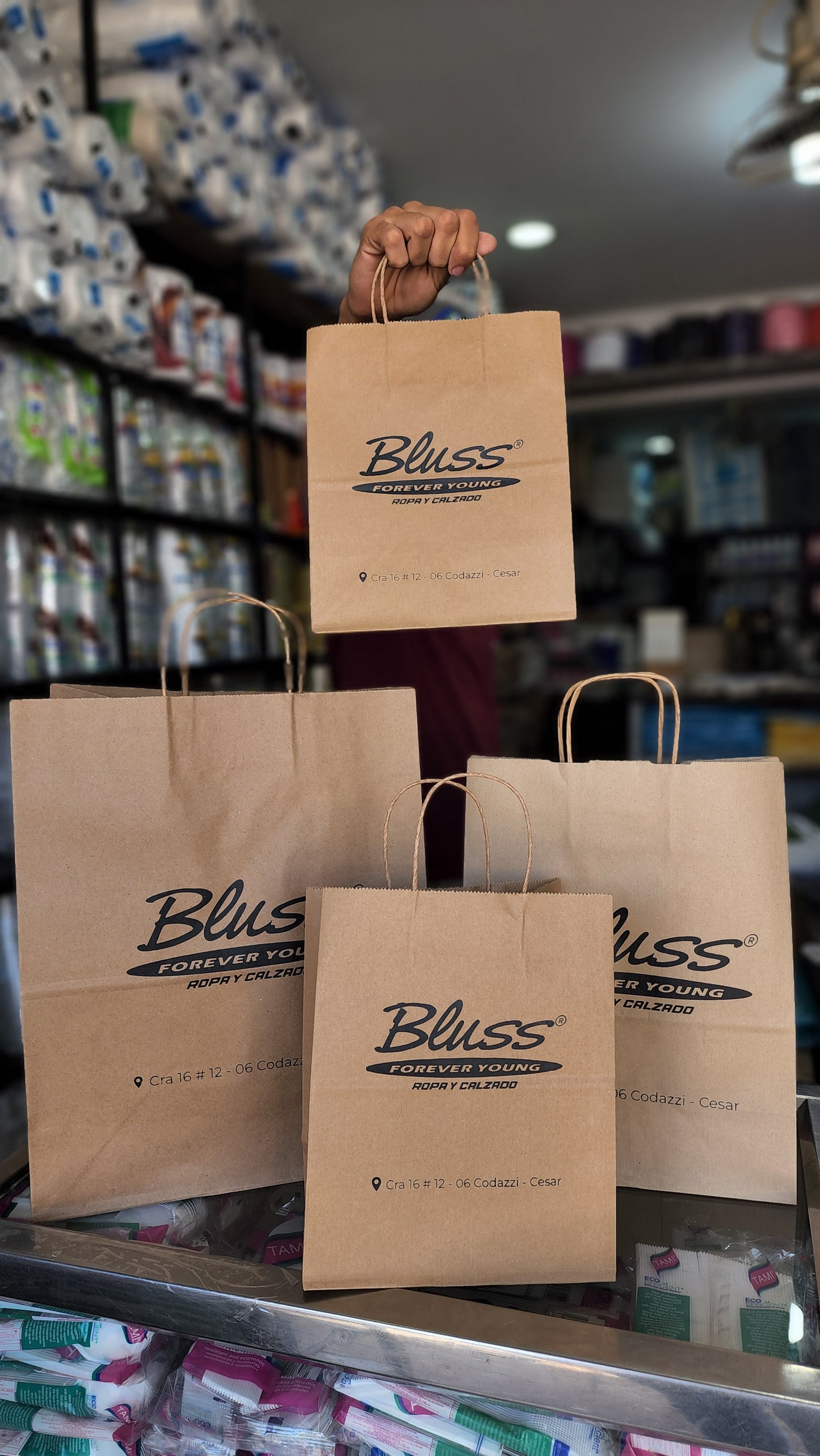 Bolsas de Papel Lisas Sin logo