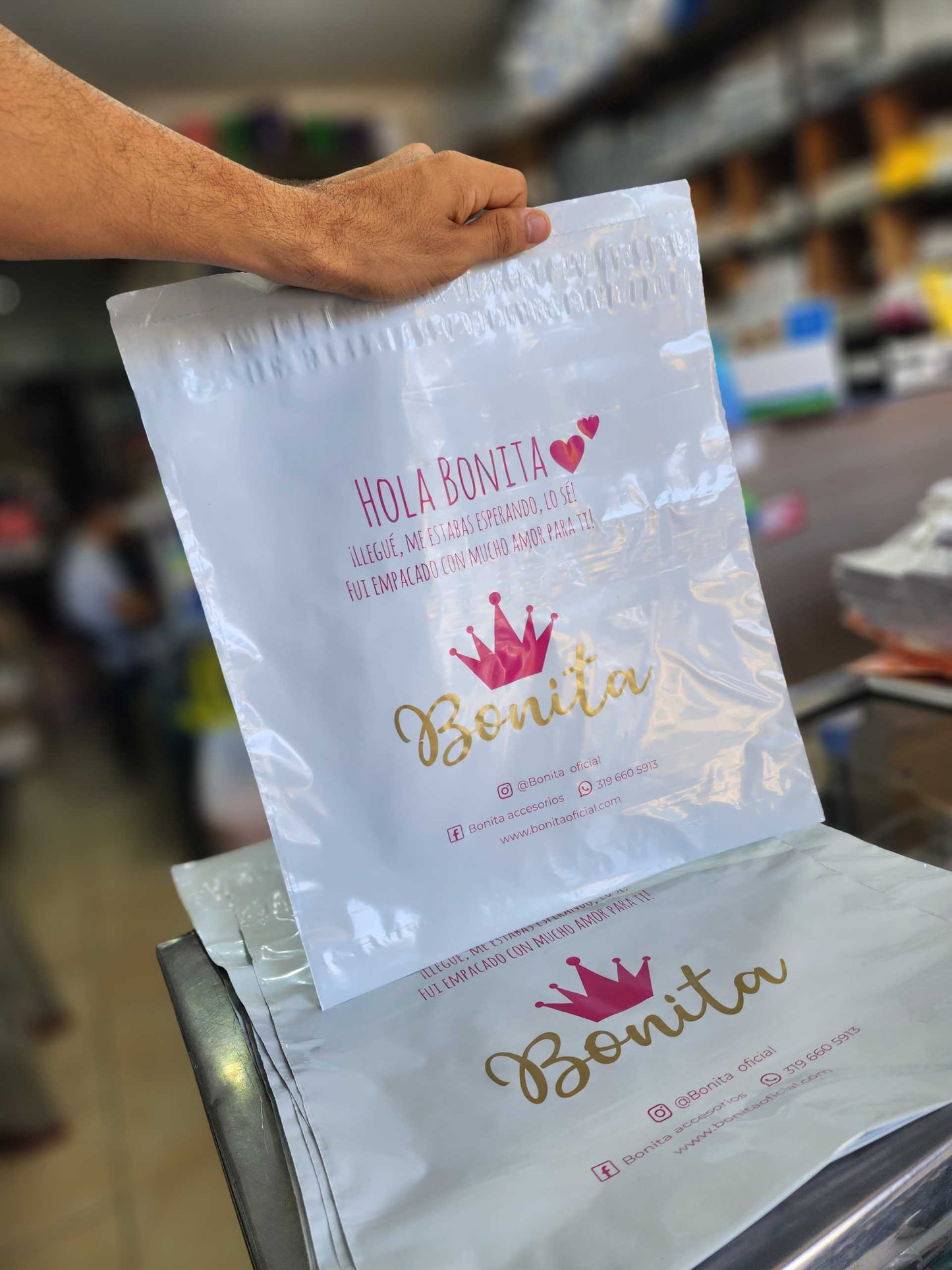 Bolsas de Seguridad personalizadas con Servicio de estampado.