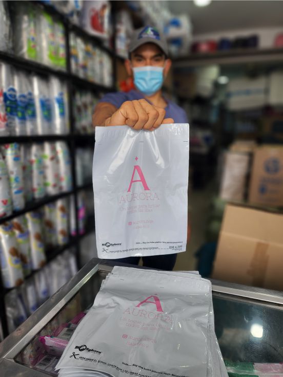 Bolsas de Seguridad personalizadas con Servicio de estampado.