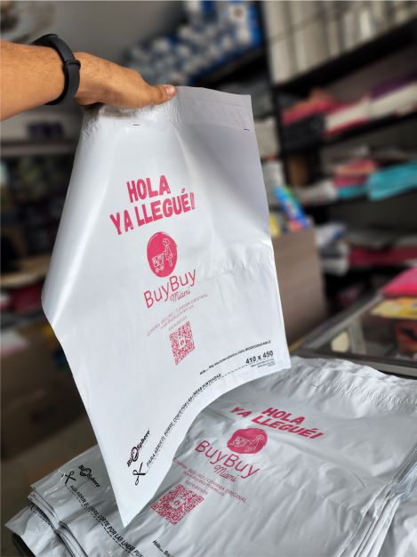Bolsas de Seguridad personalizadas con Servicio de estampado.