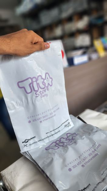 Bolsas de Seguridad personalizadas con Servicio de estampado.