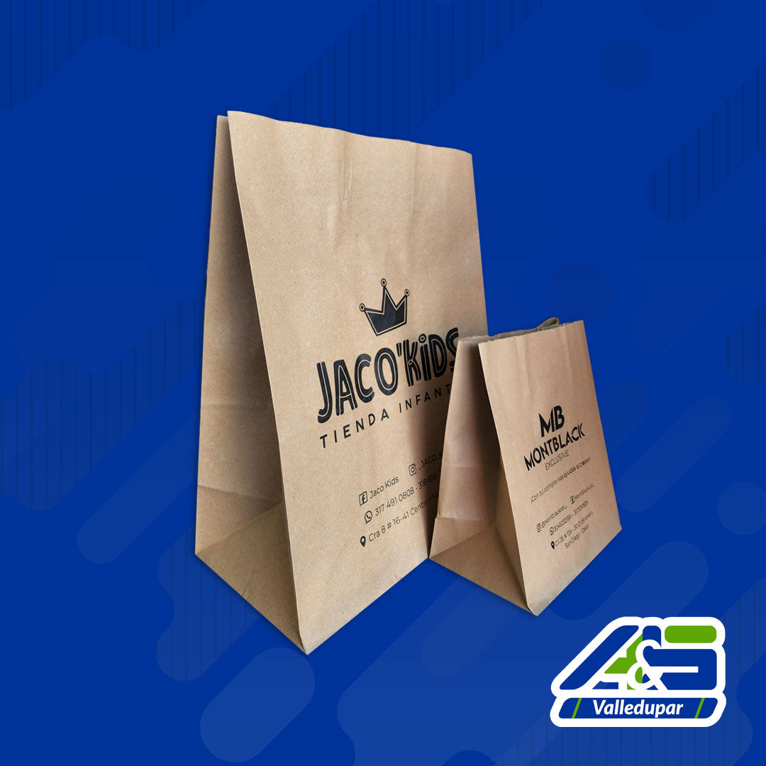 Bolsas de papel Sin Manigueta