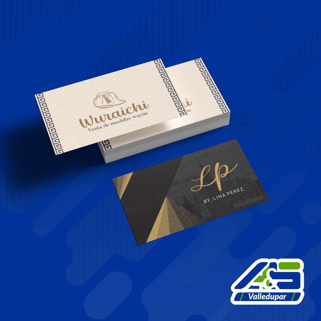 Tarjetas de Presentación 5×9 cm.