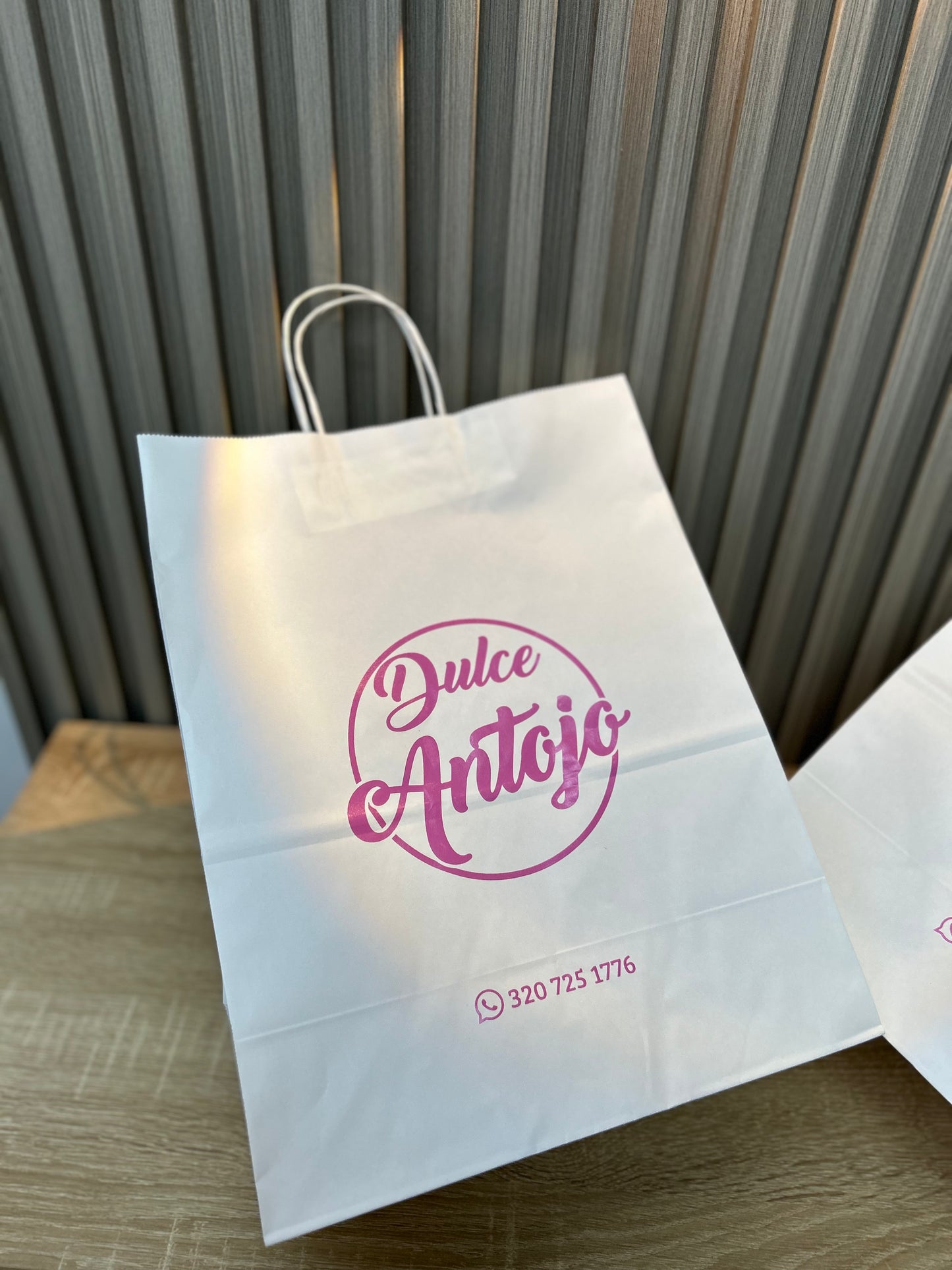 Bolsas Kraft personalizadas con Servicio de estampado.