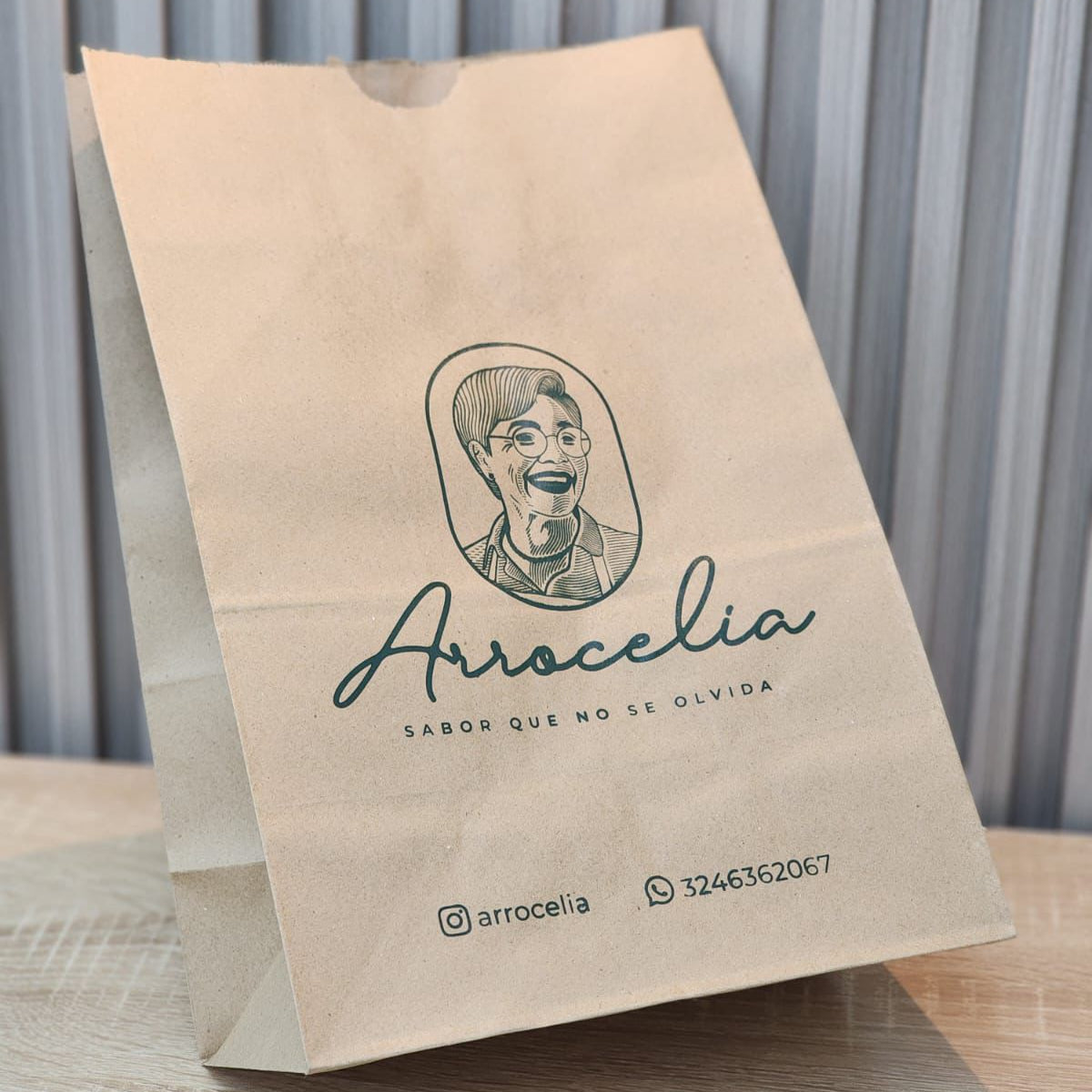 Bolsas para Restaurantes de Papel Personalizadas