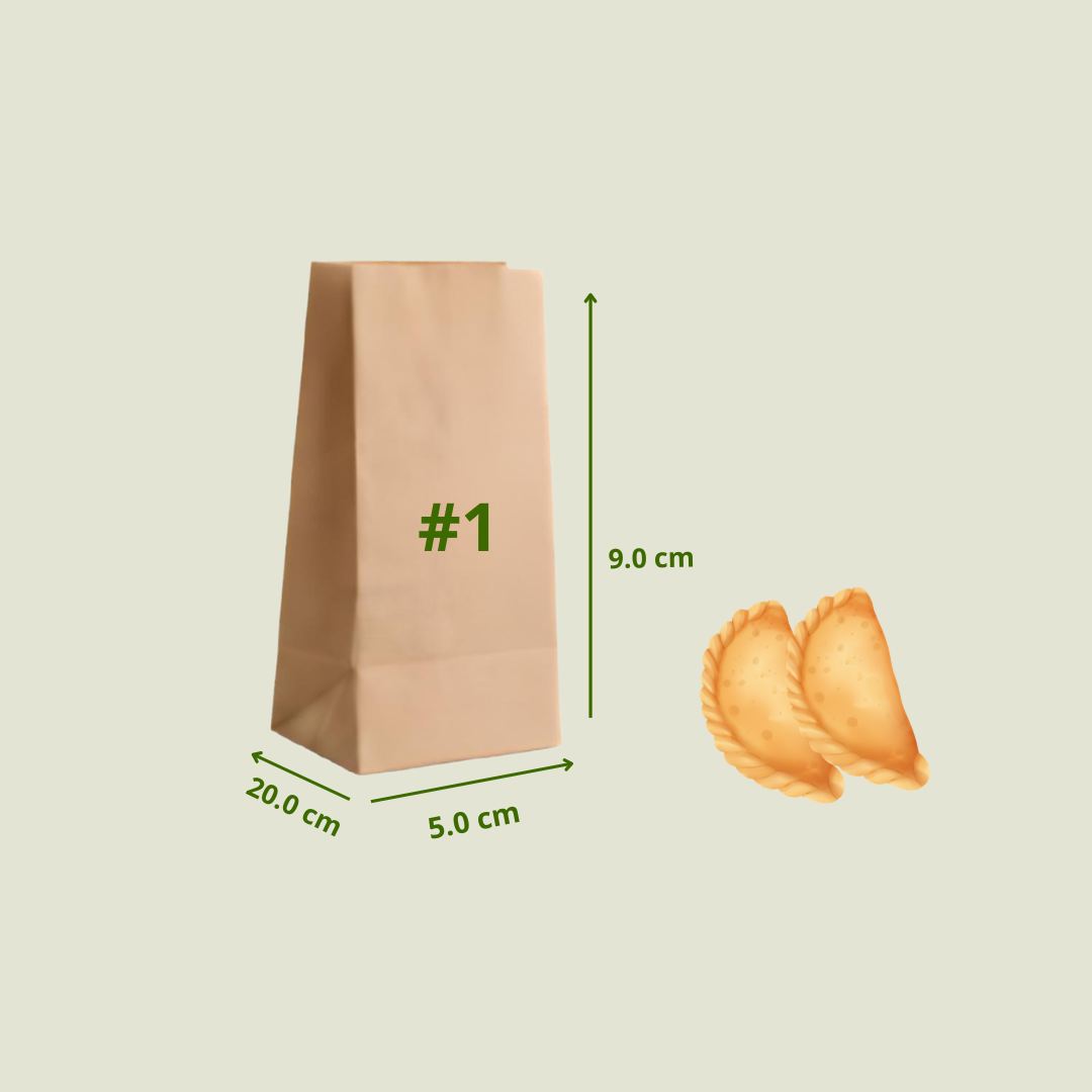 Bolsas kraft personalizadas para restaurantes