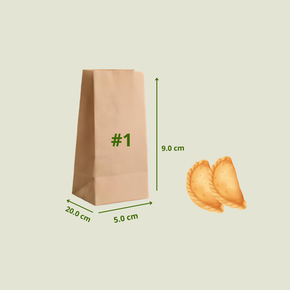 Bolsas kraft personalizadas para restaurantes