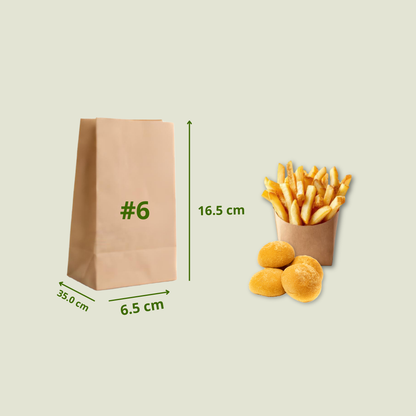 Bolsas kraft personalizadas para restaurantes