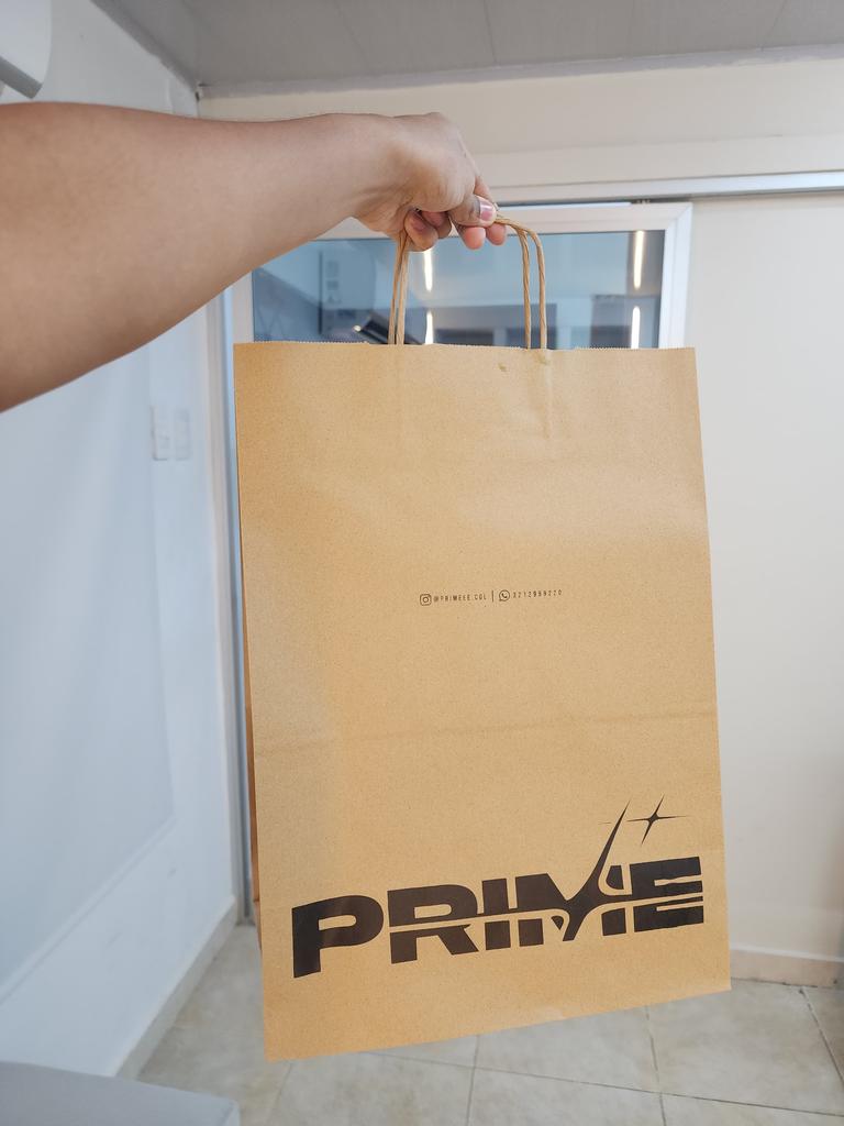 Bolsas Kraft personalizadas con Servicio de estampado.