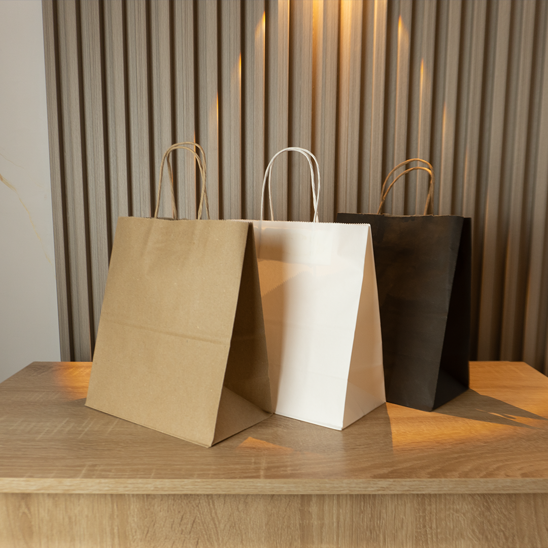 Bolsas de Papel Lisas Sin logo