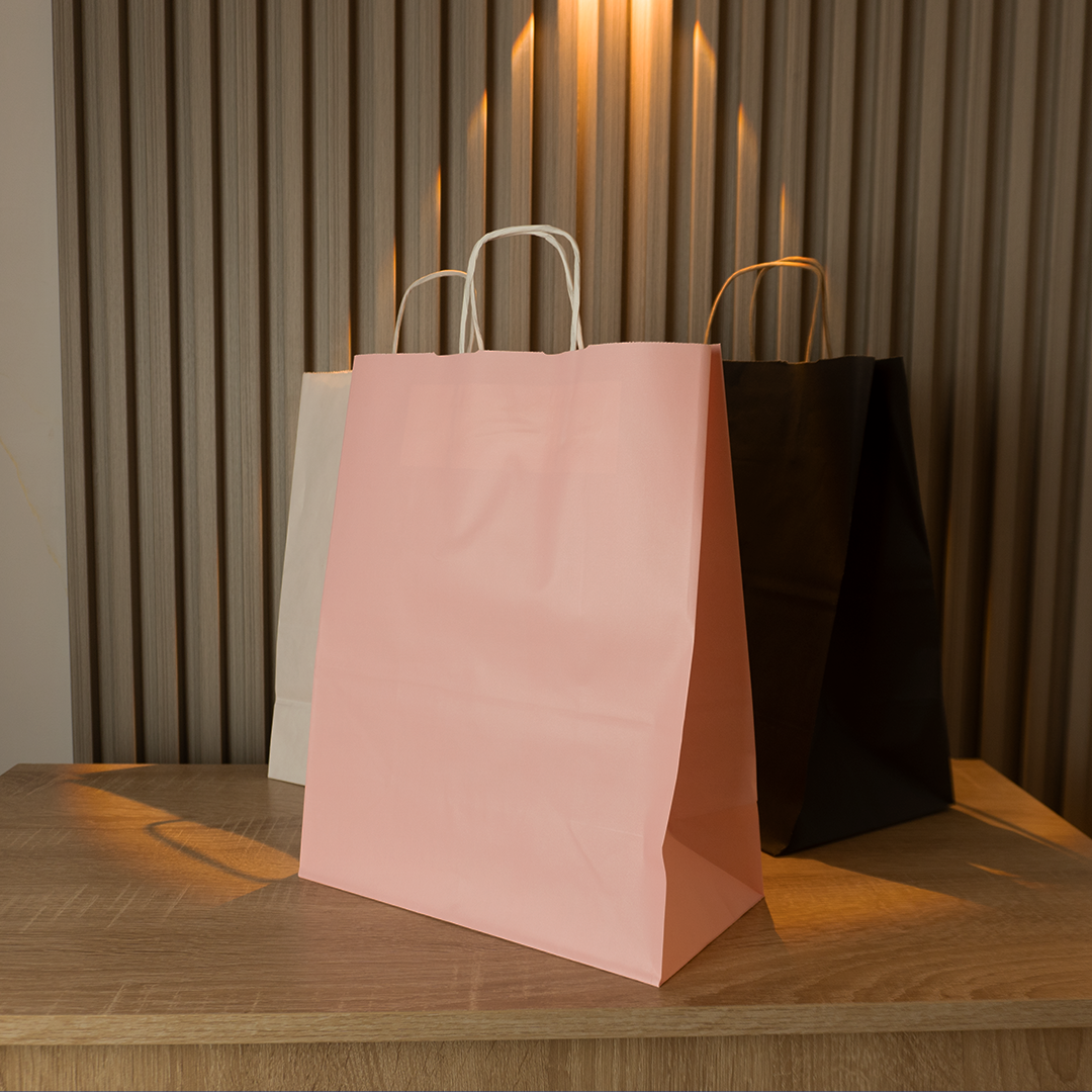 Bolsas de Papel Lisas Sin logo