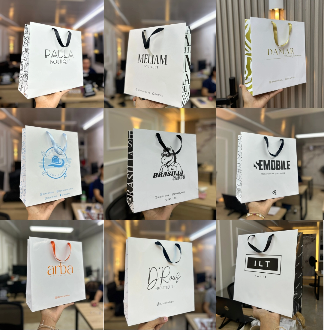 Bolsas Boutique Premium personalizadas Tamaño #2 27x27x8 cm