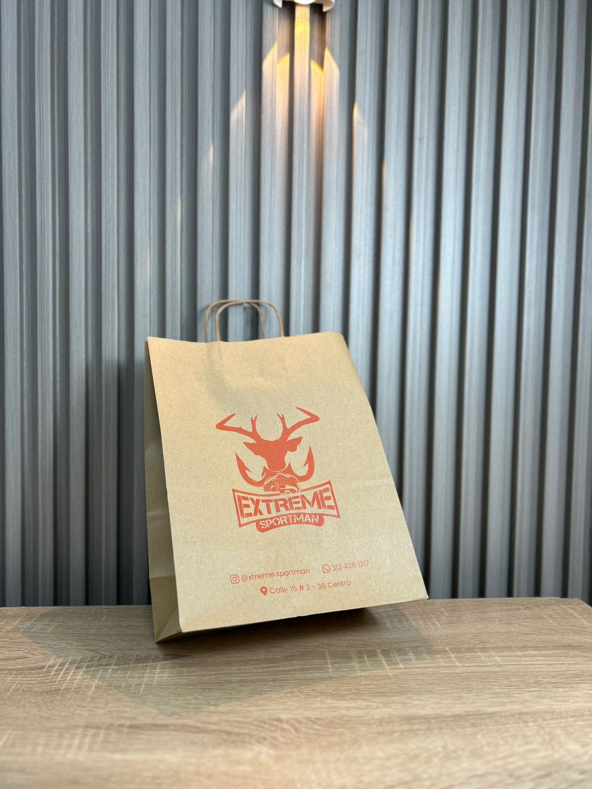 Bolsas Kraft personalizadas con Servicio de estampado.