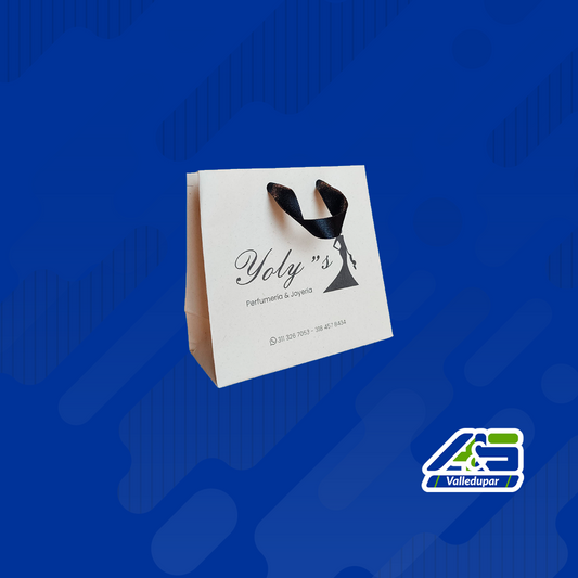 Bolsas Boutique Premium personalizadas Tamaño #6 12x11x4.5 cm