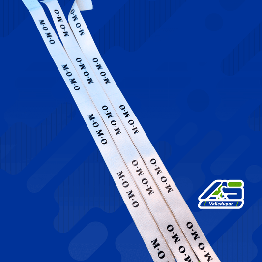 Marquillas Personalizadas en Satín x Metros