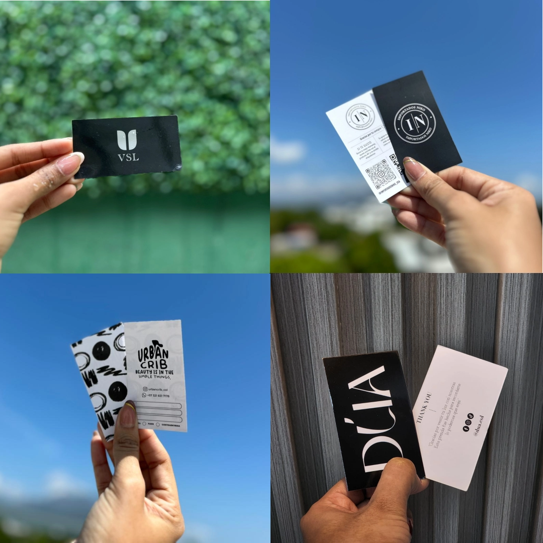 Tarjetas de Presentación 5×9 cm.