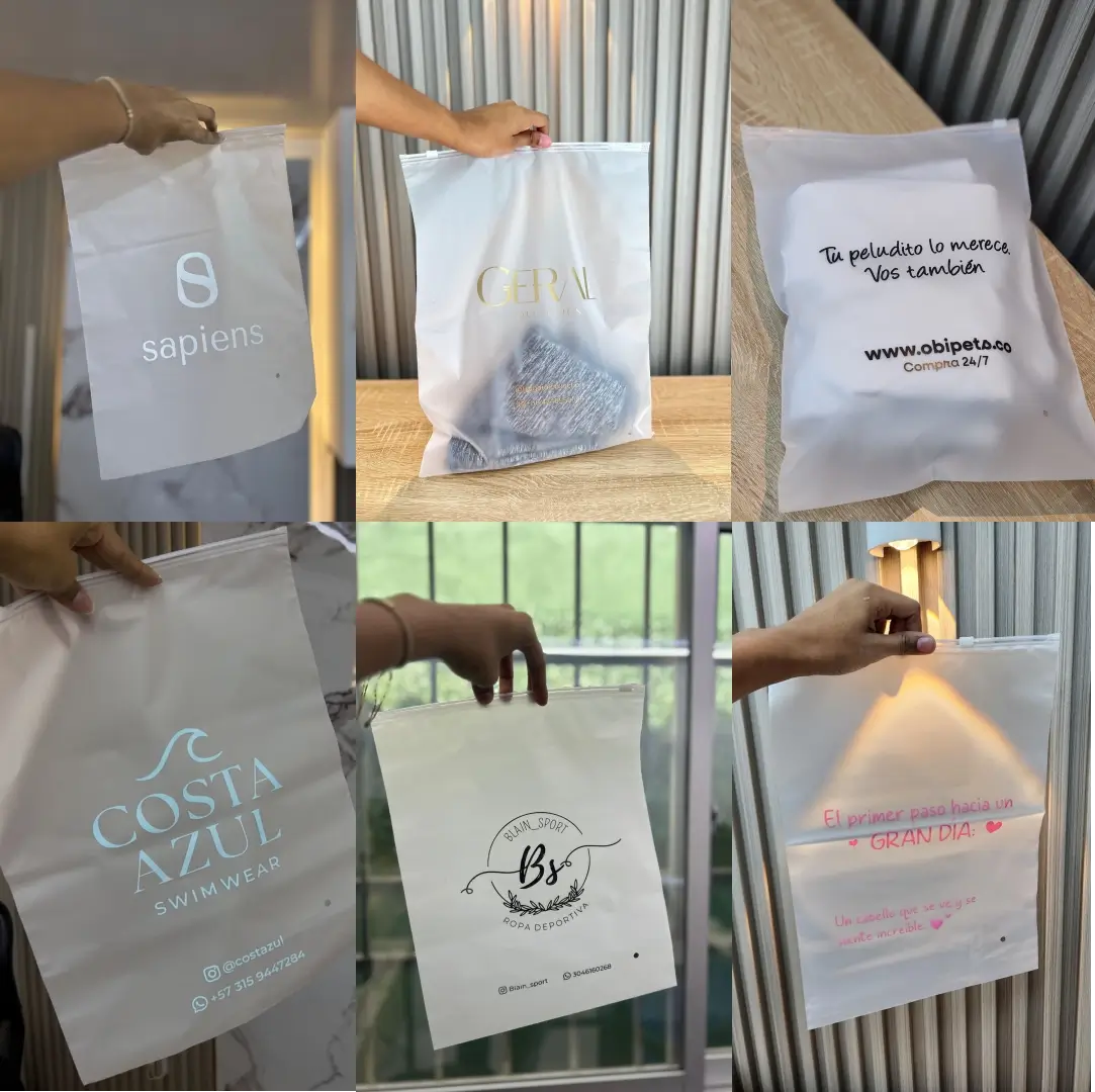 Bolsas Esmeriladas Personalizadas - Bolsas de Vinilo
