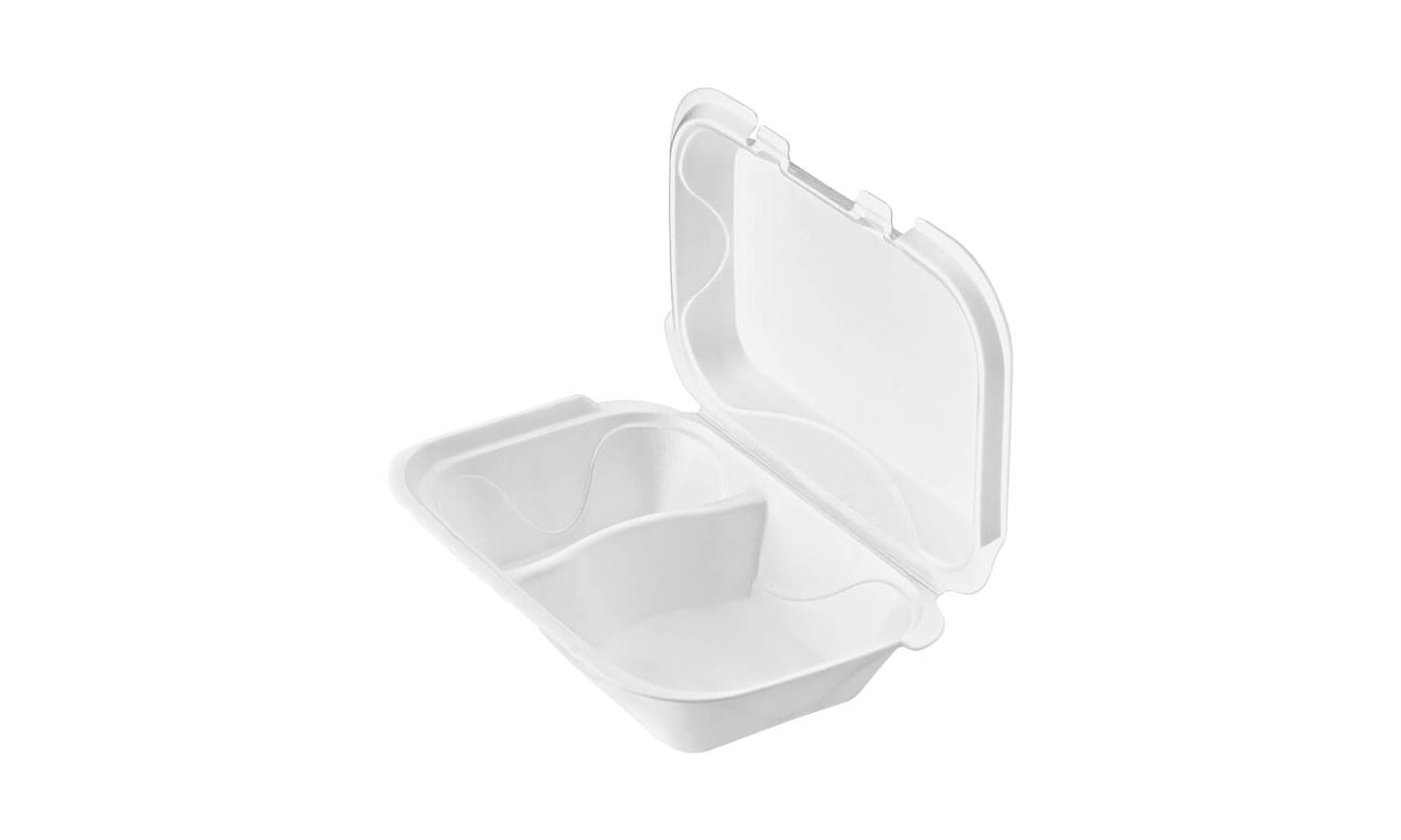 Portacomidas Platos desechables con tapa de icopor