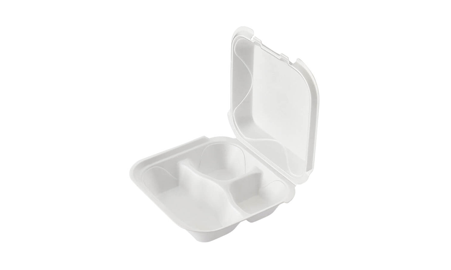 Portacomidas Platos desechables con tapa de icopor